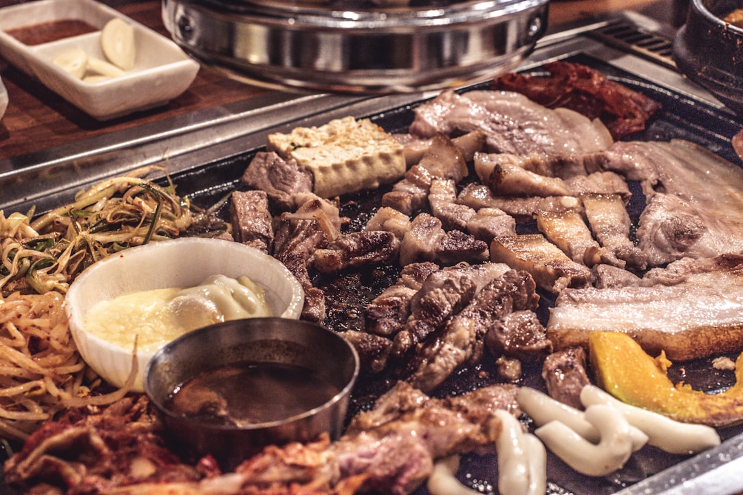 고기구이 소스 및 집기